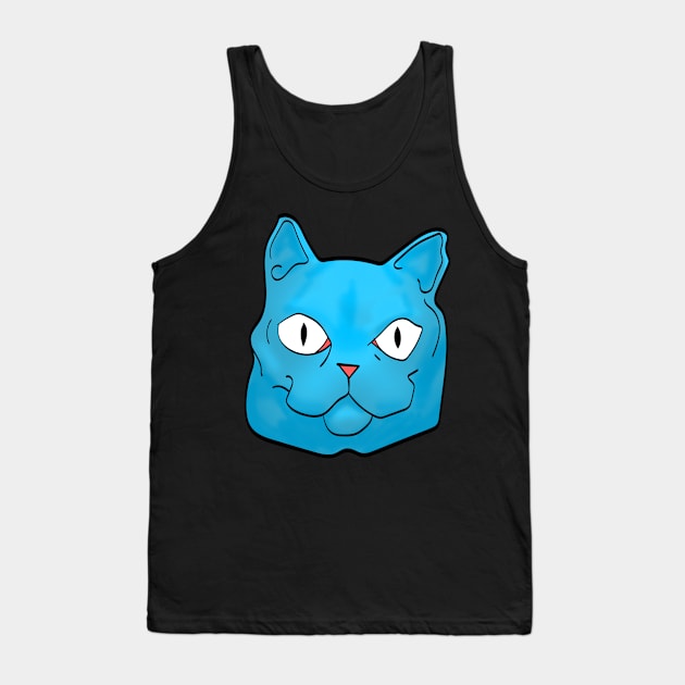 fat blue cat Tank Top by Max